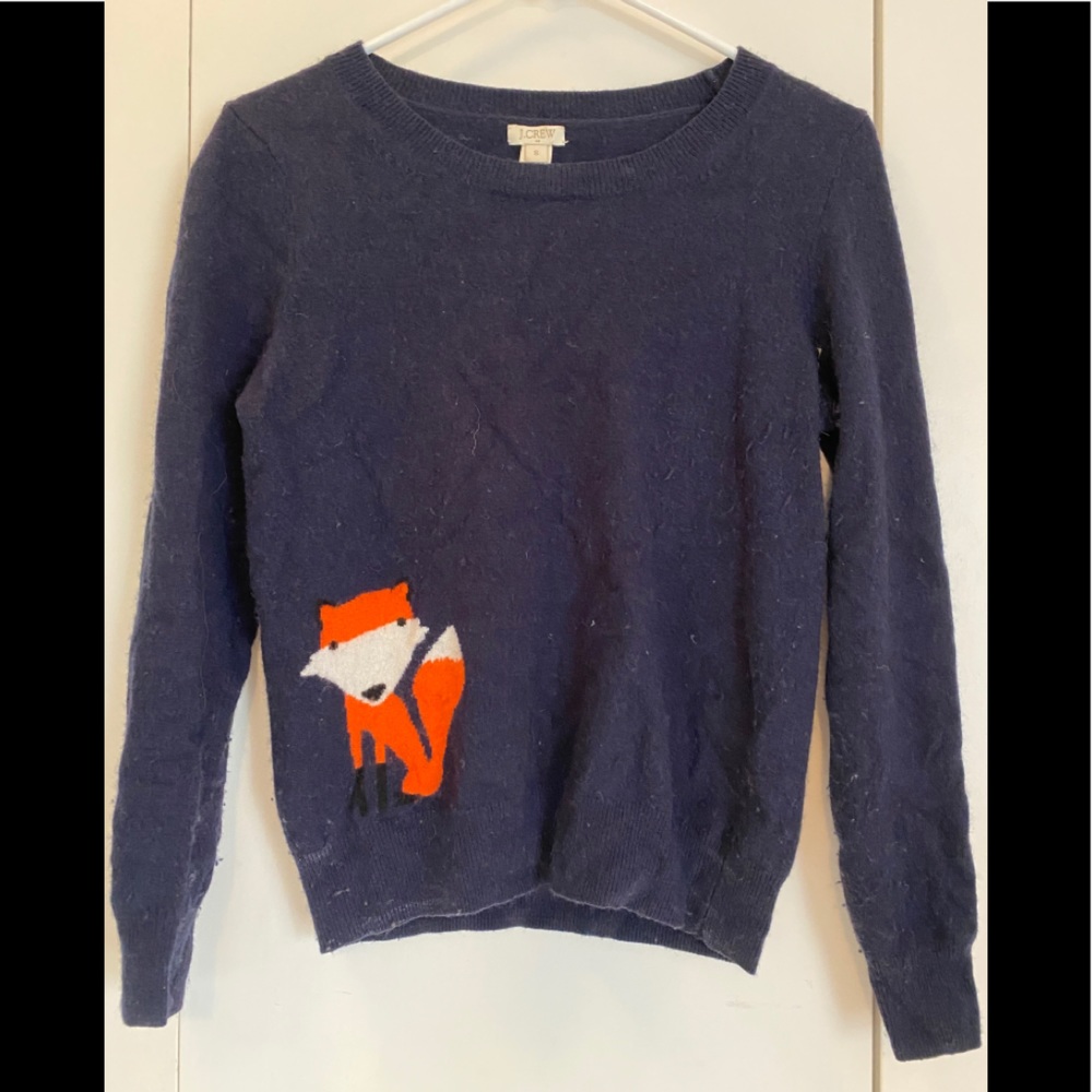 Jcrew Fox sweater